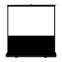 红叶80英寸16:10气压式地拉幕布便携投影仪幕布落地幕白塑幕布