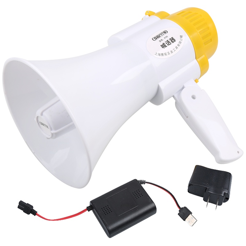 赛拓(SANTO)地摊喇叭喊话器录音叫卖器扩音器 导游地摊户外教学用喊话器 [9700]15W120秒录音1800毫安