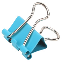 得力8556ES 彩色长尾票夹筒装(混)(60只/筒)