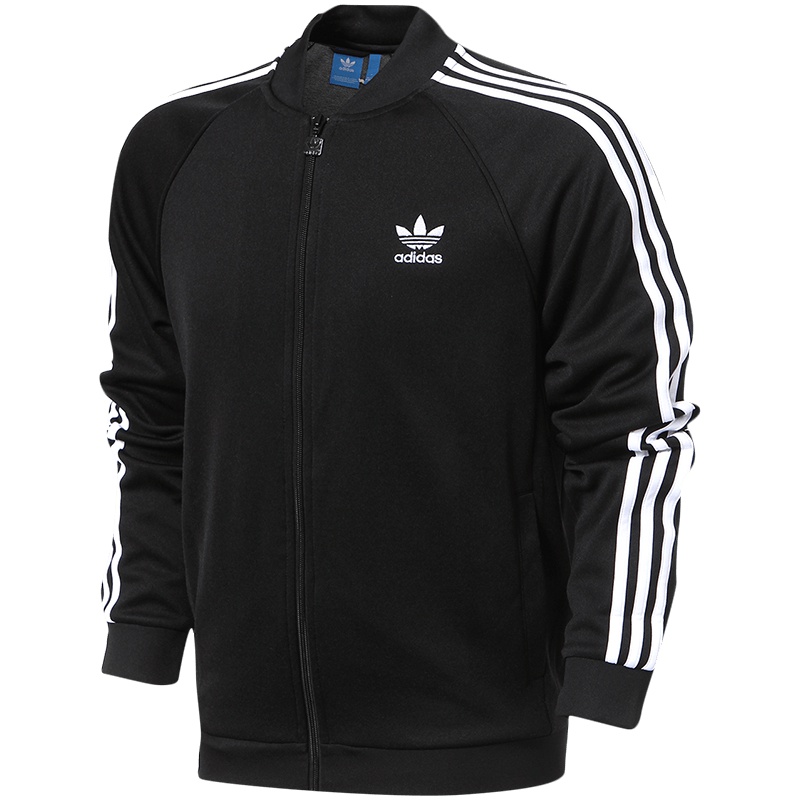 adidas阿迪达斯三叶草男子夹克外套运动服BK5921 L 黑色