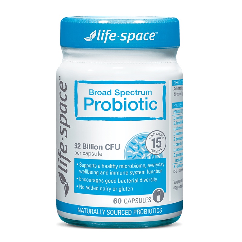 Life Space成人益生菌胶囊320亿活菌成人广谱肠胃益生菌60粒