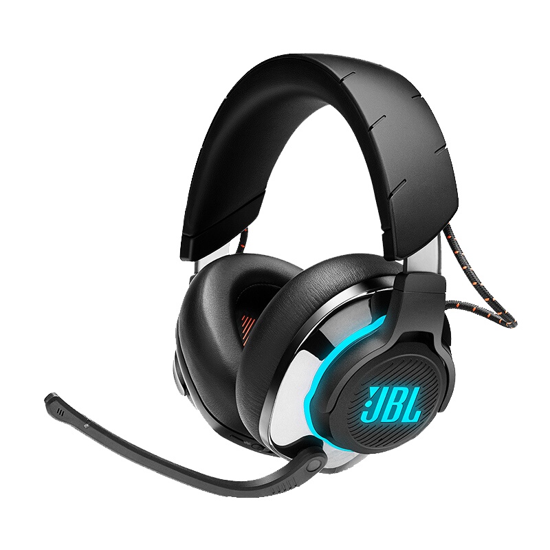 JBL QUANTUM800 头戴式游戏耳机主动降噪蓝牙耳机耳麦电竞耳机7.1声道 吃鸡耳麦 黑色