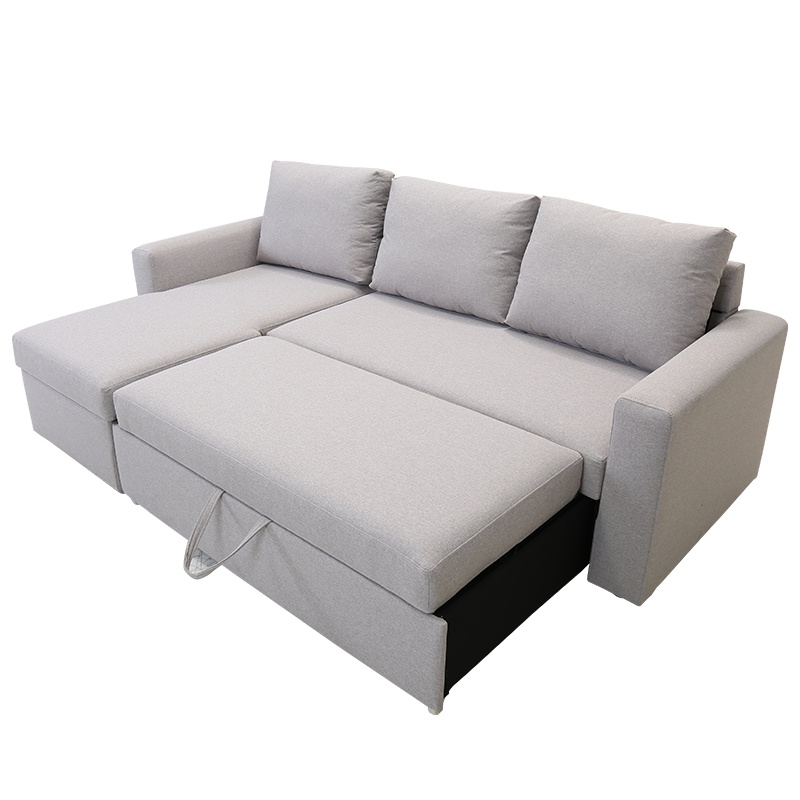 中源多功能宜家沙发床两用可折叠现代小户型客厅转角组合储物沙发