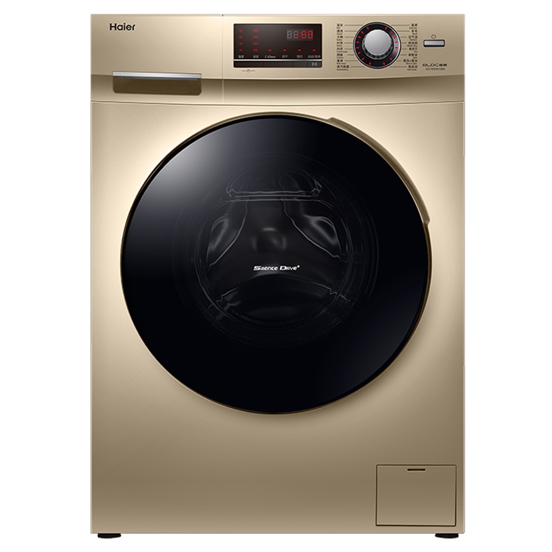 海尔(Haier)10公斤大容量 变频全自动家用滚筒洗衣机机 干衣机 洗烘一体机 空气洗 EG100HB129G