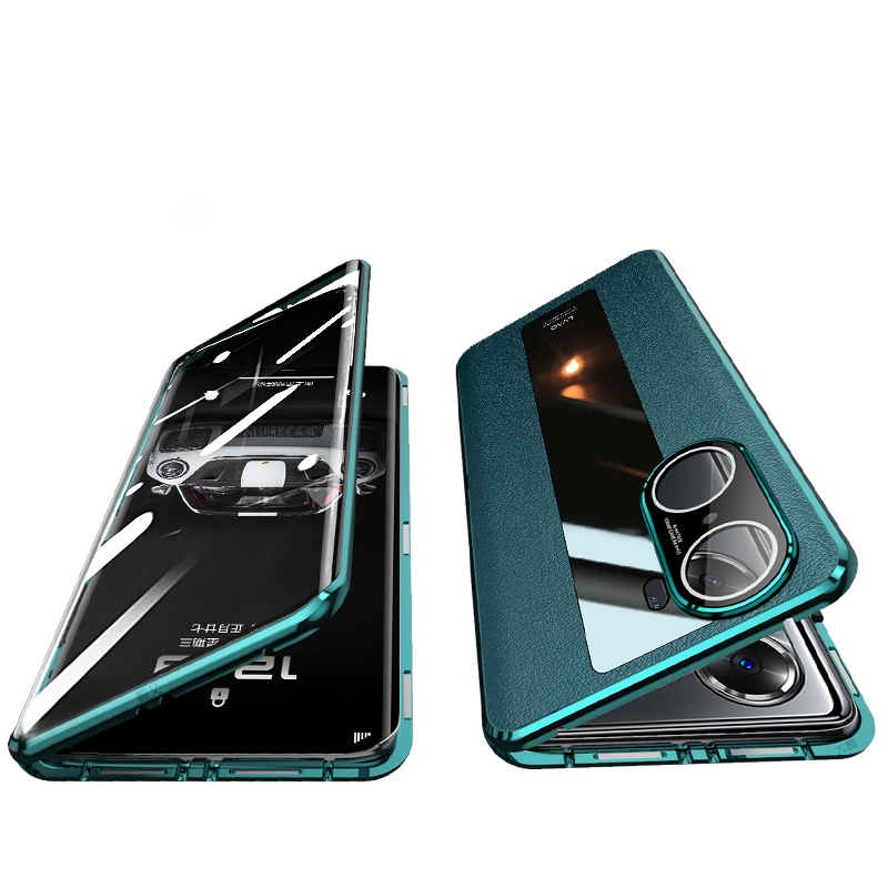 魔画(MOHUA)华为荣耀60pro手机壳50新款双面玻璃Magic3保护套honor磁吸超薄SE防摔30全包por+