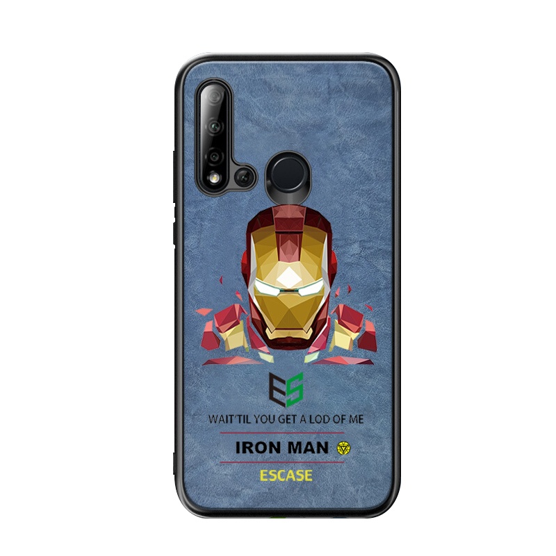 ESCASE 华为nova 5i手机壳保护套全包防摔香水味保护壳 欧美ins风潮牌新款情侣个性潮男女潮牌钢铁侠
