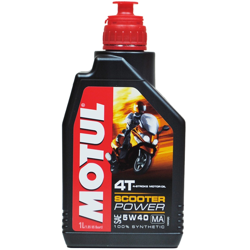 MOTUL摩特 欧洲进口 SCOOTER POWER 4T全合成踏板专用机油 5W-40 1L