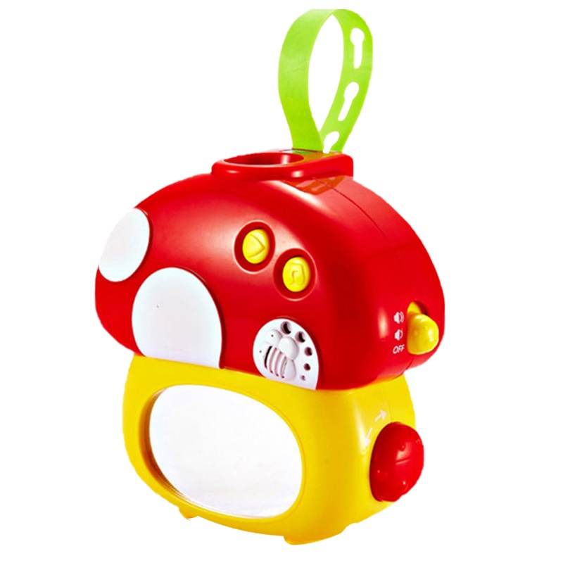 澳贝幼儿新品 蘑菇投影床铃宝宝投影安睡灯463218 奥贝婴儿玩具