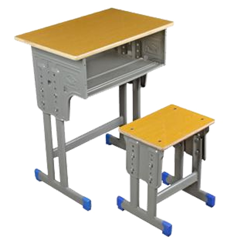 丰和汇单人双柱升降式学生课桌椅凳
