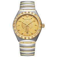 艾米龙(Emile Chouriet)手表EC2000间金色精钢表带机械男表08.EC2000.G.6.5B.31.0