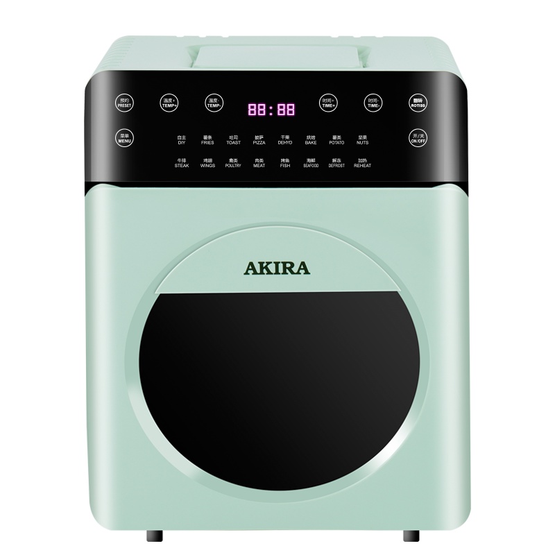 爱家乐(AKIRA) HT-08 电烤箱空气炸锅多功能家用台式小型一体机大容量烘焙迷你风炉烤箱