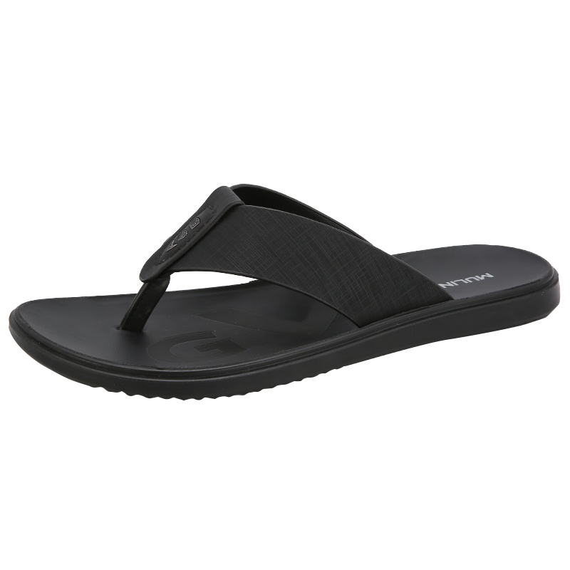 木林森凉鞋夏季凉拖软底休闲外穿拖鞋轻便新款男士人字拖透气防滑