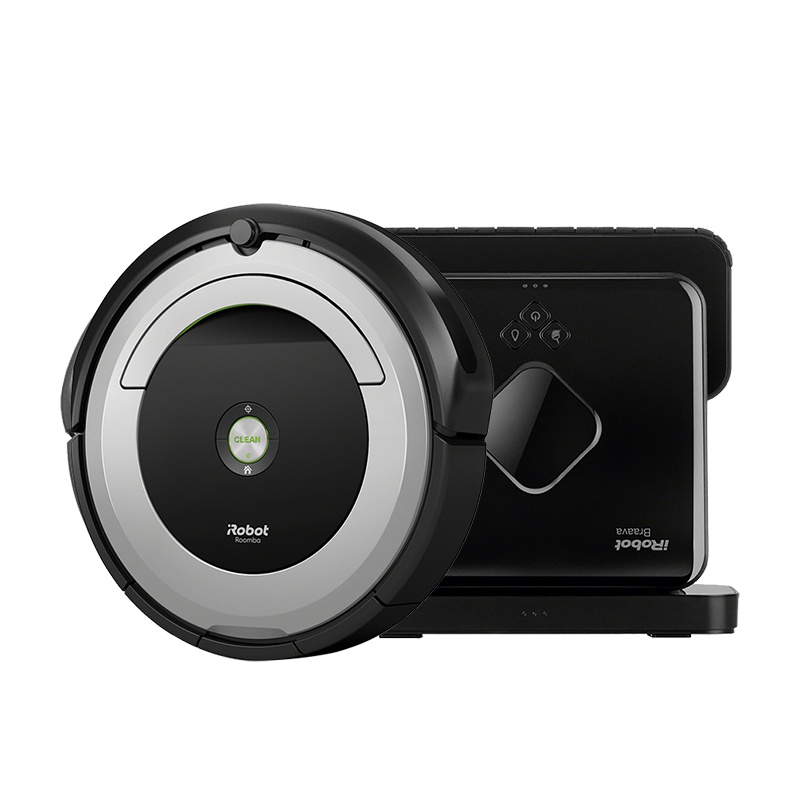 艾罗伯特(IROBOT)Roomba694+380T扫擦套餐 美国智能全自动扫地拖地擦地机器人组合