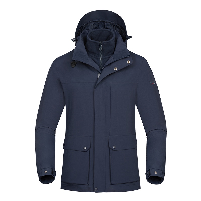 诺诗兰（NORTHLAND）冲锋衣户外男女式情侣款保暖防风防水套抓绒内胆冲锋衣GS085X09