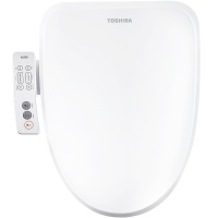 东芝(TOSHIBA)智能马桶盖通用坐便器盖板洁身器即热暖风仿生电子加热坐便器 日本监制 安全抗菌