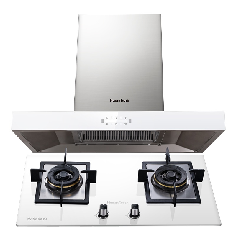 HUMANTOUCH(慧曼)抽油烟机天然气套餐家用厨房烟灶套装组合CXW-220-HTTW2/B2,JZT-HTGB2