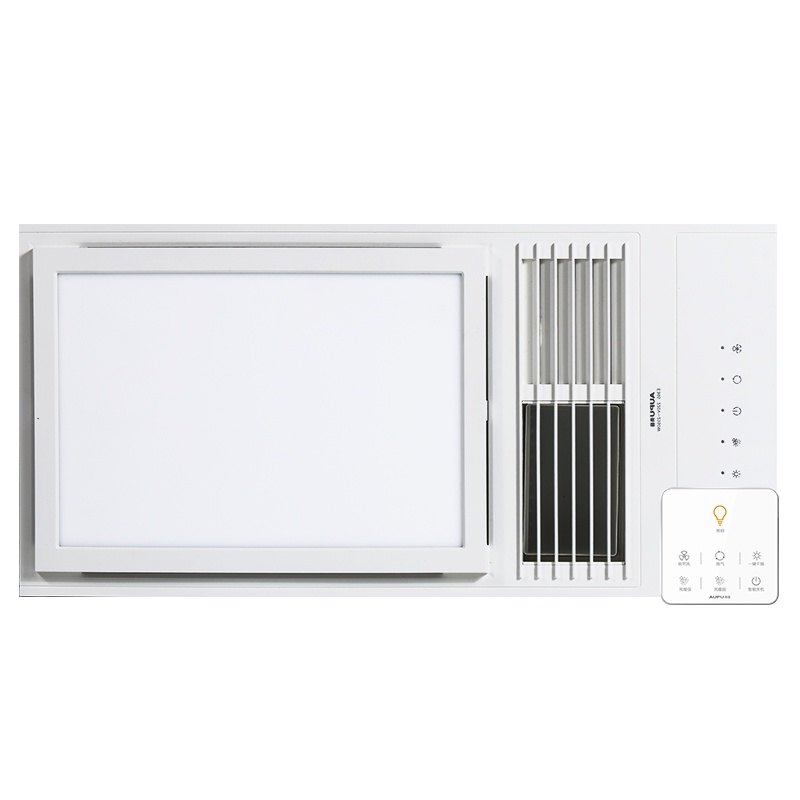 奥普超薄智能风暖型浴霸E365 七键智控 大功率速暖 普通集成吊顶式暖风机 灯暖排气照明灯具多功能一体浴室卫生间取暖