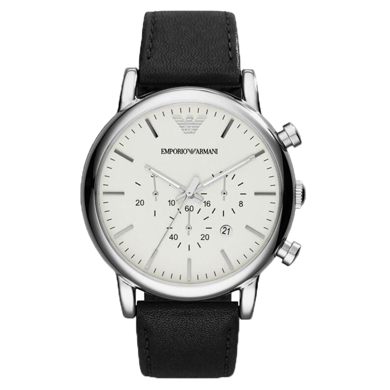 阿玛尼男士手表石英个性简约时尚男表 AR1807 黑色