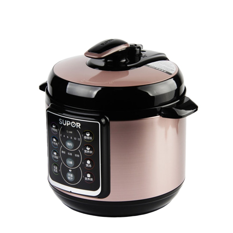 苏泊尔(SUPOR)电压力锅 SY-40YC15智能双胆高压家用 4L容量 12H预约 一锅双胆一键安全排气 多功能菜单