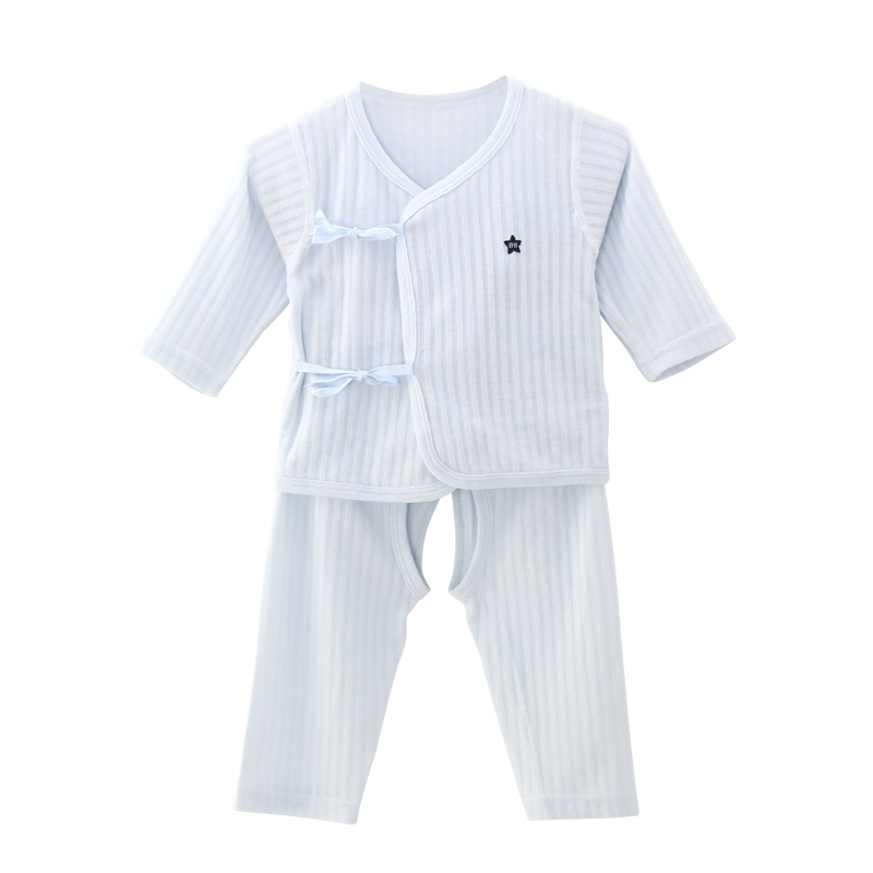 小马波迪新生儿衣服纯棉内衣春秋套装宝宝和尚服夏季薄款0-3初生婴儿春装