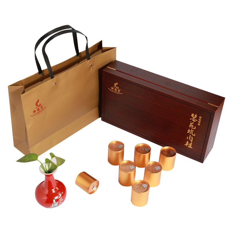 御蘭馨茗茶 武夷山岩茶大红袍 慧苑坑肉桂特级礼盒装小罐茶装乌龙茶茶叶150g