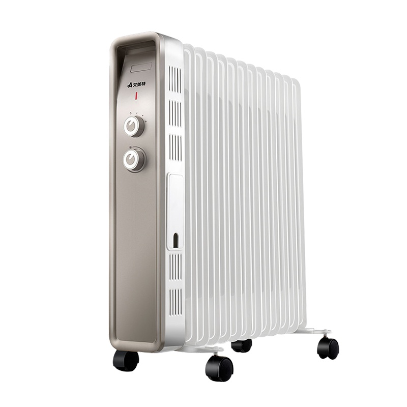 艾美特(Airmate)取暖器 13片加宽叶片 2500W大功率 倾倒断电 油汀 烤火炉电暖器 电暖气HU1322-W