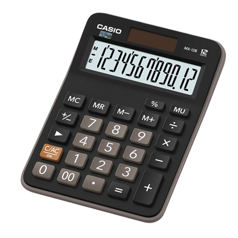 卡西欧12位小号多功能计算器(黑色/145*103mm) MX-12S/12B