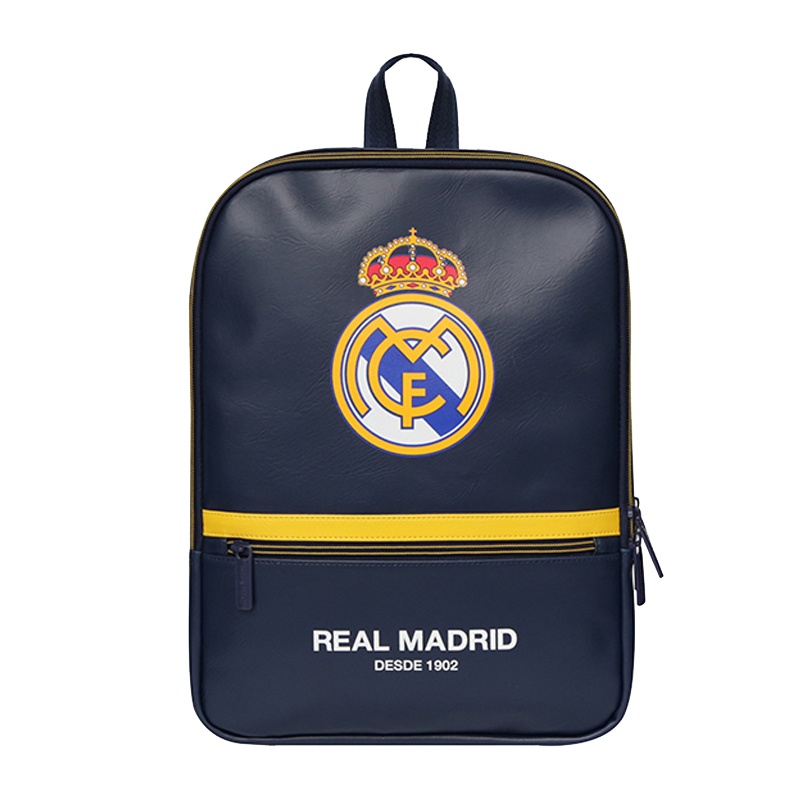 皇家马德里Realmadrid官方正品时尚男女士多功能大容量书包运动户外训练健身骑行商旅旅行电脑双肩挎包背包蓝色