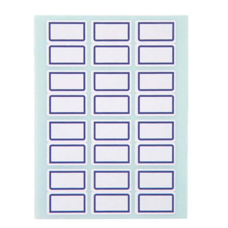 得力(deli)不干胶标签纸 小标签贴口取纸 标价贴价格签贴纸图书分类 10包装