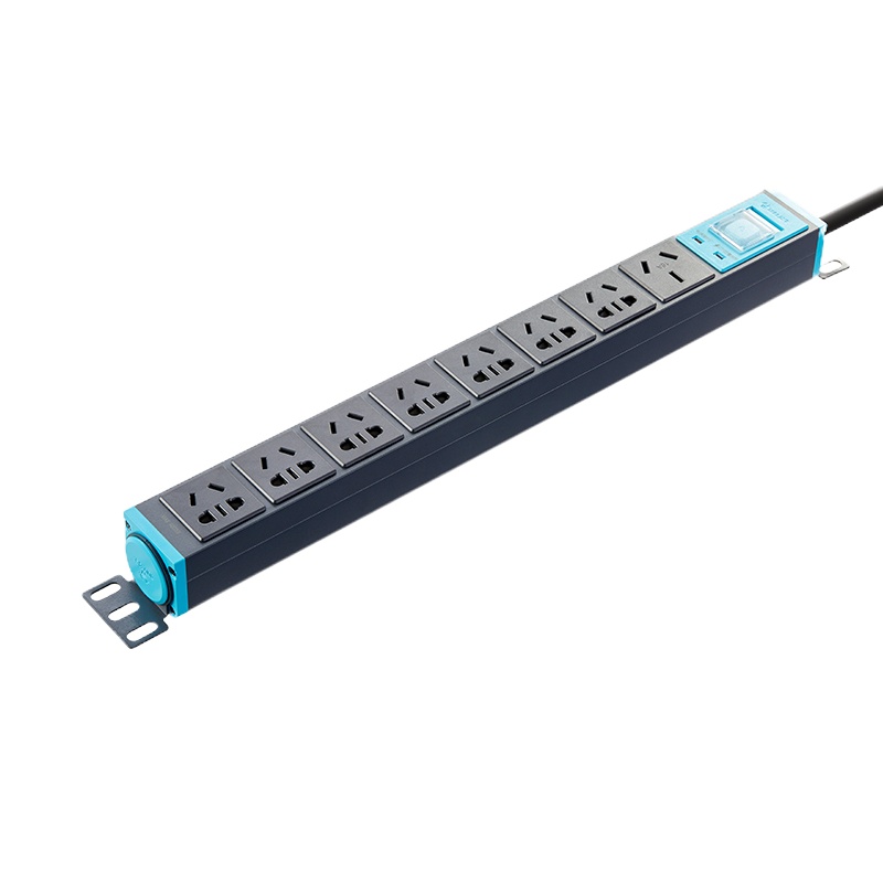 公牛 防雷PDU机柜插座 /插线板/插排/排插/接线板/拖线板 8位总控全长1.8米 GNE-108DT 定制版