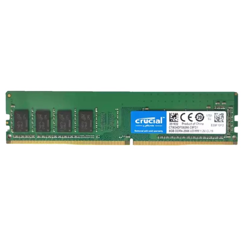 英睿达(Crucial)DDR4 4G台式机电脑内存条 2400升级为2666