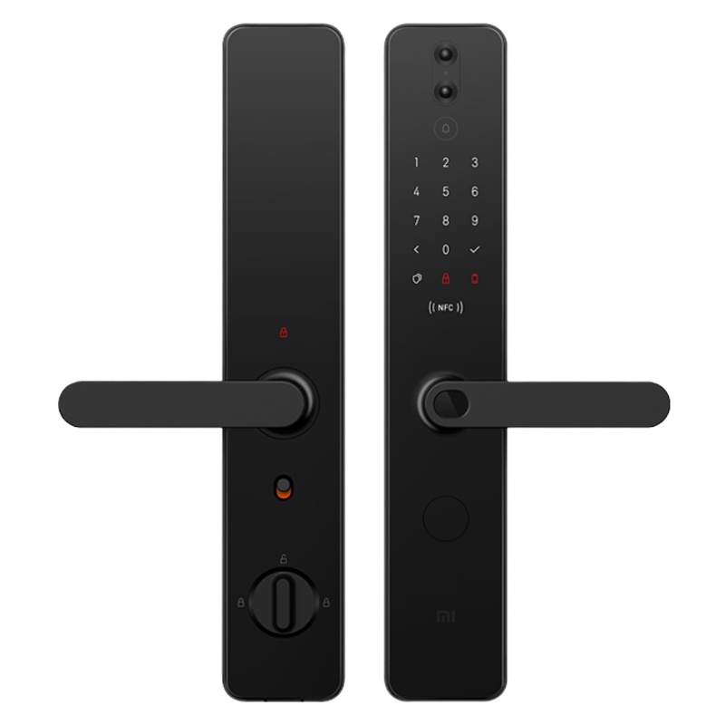 [免费安装]小米智能门锁Pro猫眼指纹锁智能门锁密码锁家用防盗门电子锁防小黑盒苹果homekit米家APP智能控制