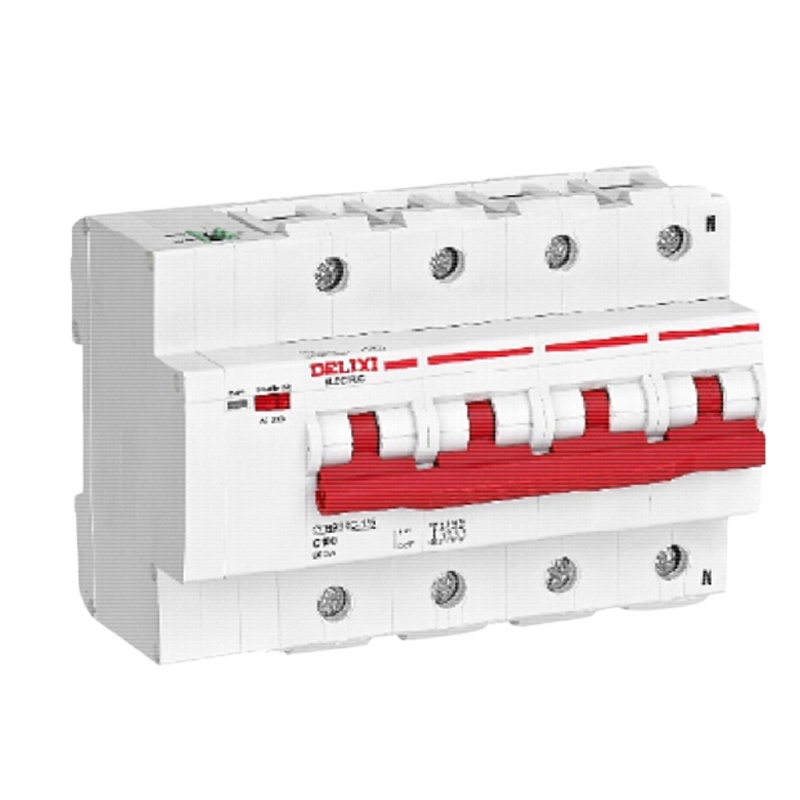 德力西电气 自动重合闸开关小型断路器 CDB9SRC-125 6kA 4P C型100A