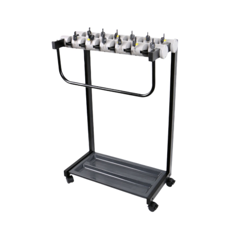 递乐(DiLe)优质雨伞架可拆款 带锁喷塑伞架 酒店银行商场用12头雨伞架