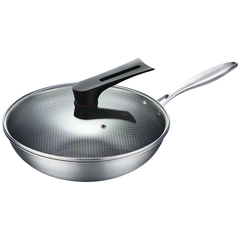 法迪欧不粘锅家用平底炒锅电磁炉燃气灶煤气灶通用锅具不粘炒菜锅