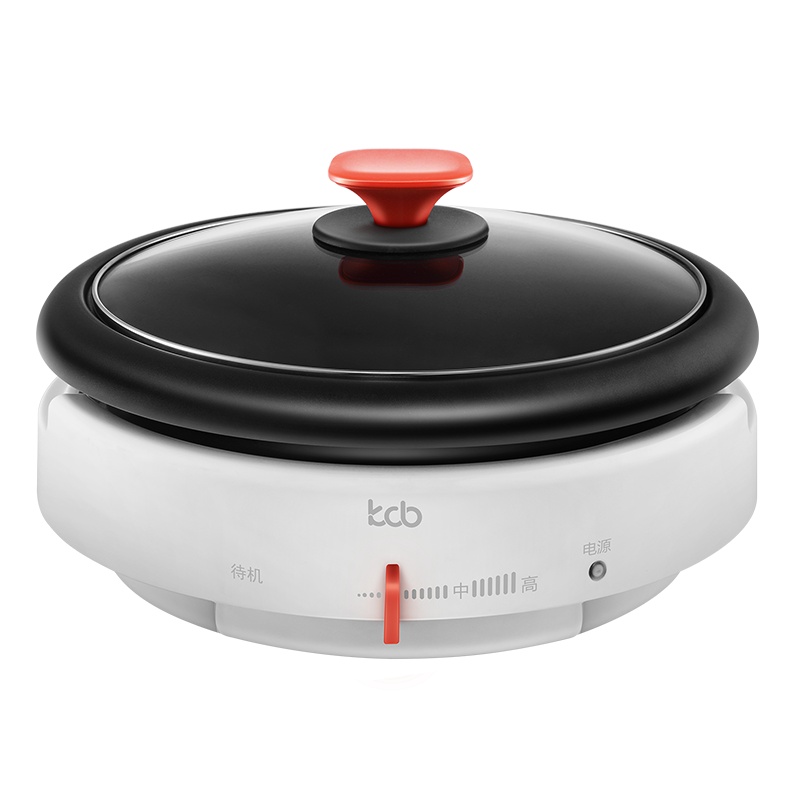 kcb凯琴分体式多用途电火锅家用大容量韩式大功率多功能涮烤一体电锅不粘锅宿舍煮锅电炖锅电热锅KC-HG01(单锅)