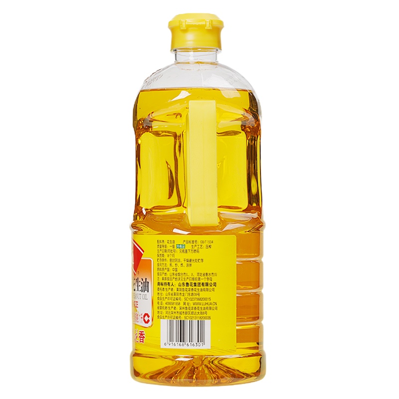 鲁花 食用油5S 物理压榨 压榨 一级 花生油 1L