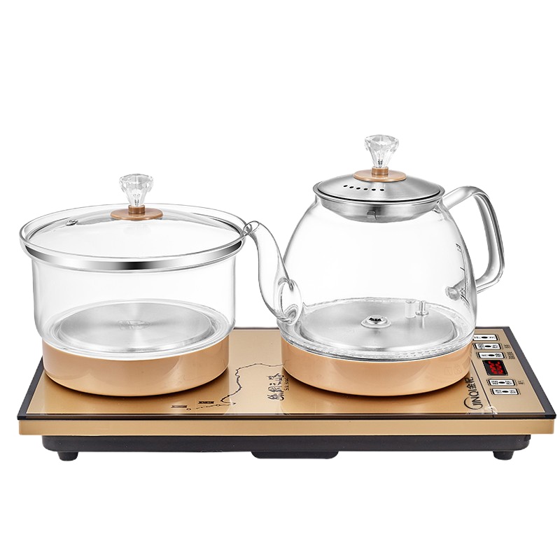 金杞 全自动上水壶涌泉式底部上水电热水壶套装