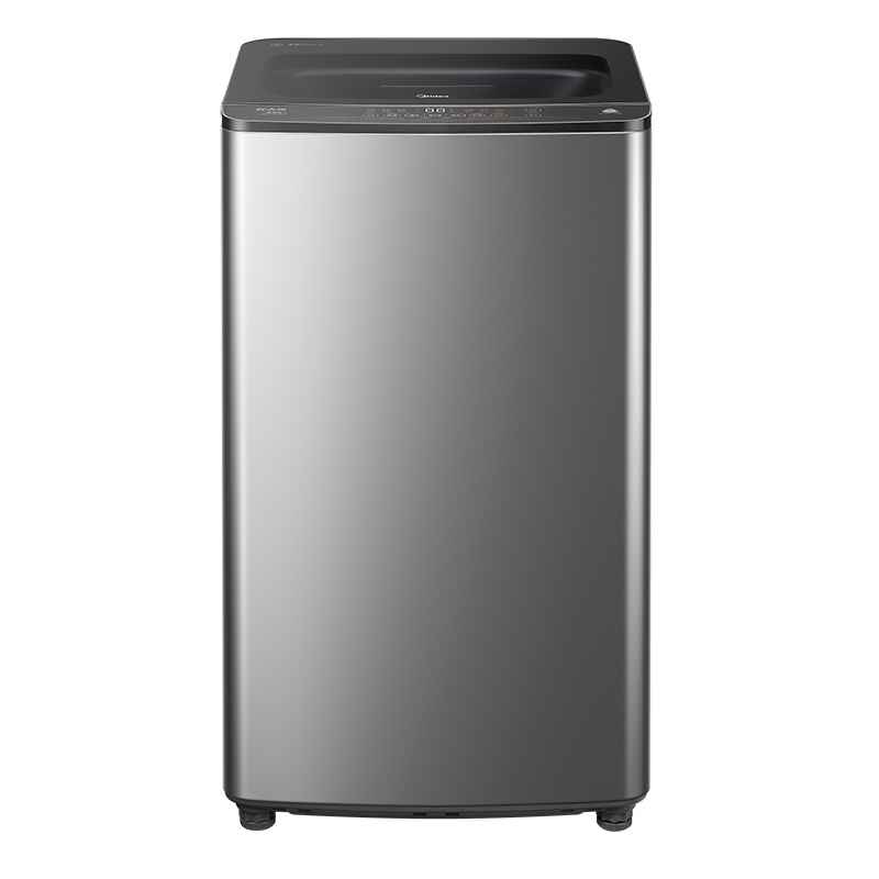 美的(Midea)9公斤直驱智能除螨双水流波轮 双水流 防缠绕 高雅巴赫银 MB90V70WDY