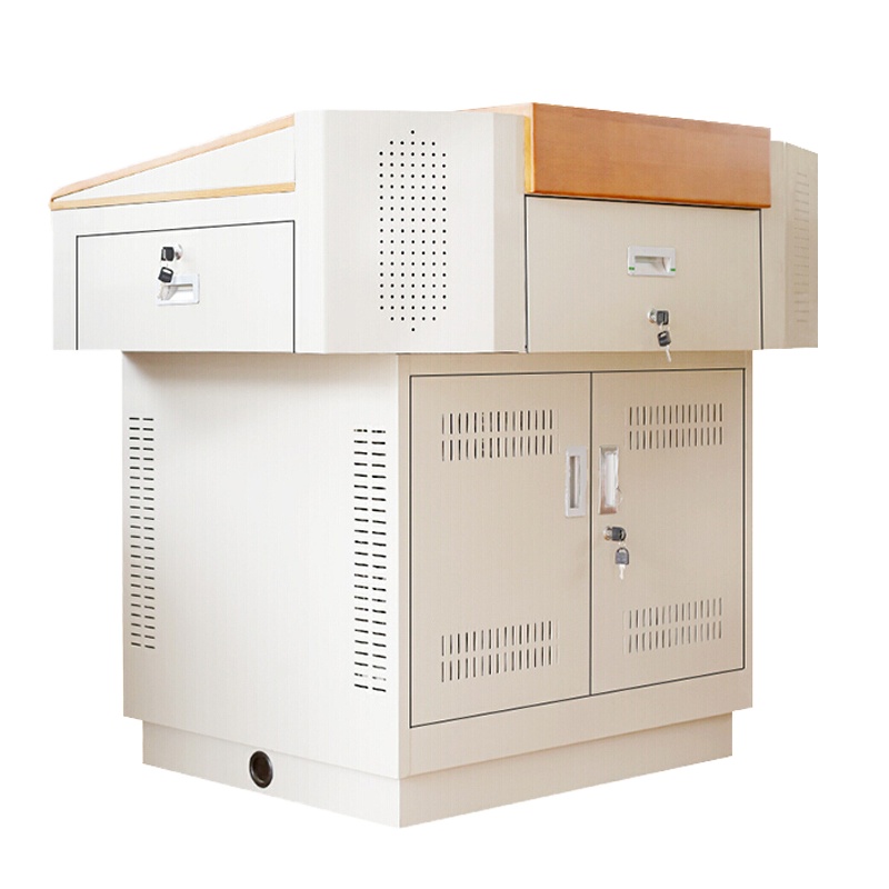 【一鹏】多媒体讲台电教中控台演讲台教学专用讲桌教室教师讲台桌