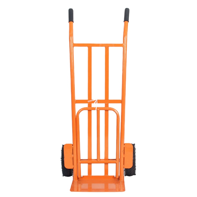 闪电客手推车搬运车 推车货小推车拉货车两轮老虎车拖车仓库手推车 大轮 普通轻型款[配实心轮20厘米]