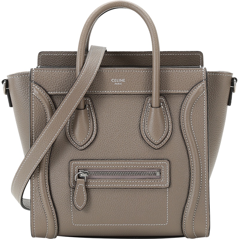 CELINE 赛琳 女士牛皮LUGGAGE NANO手提单肩斜挎包 189243DRU