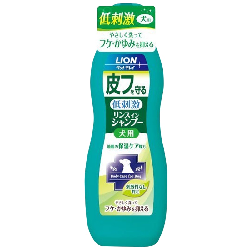 狮王(LION) 艾宠 爱犬用药用皮毛护理低刺激 天然草药香 洗澡香波浴液330ml