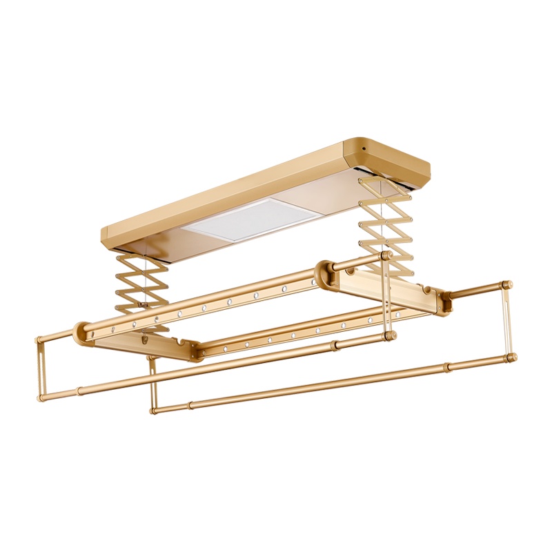 卡贝 电动晾衣架升降 横杆阳台智能遥控自动集成吊顶伸缩晒衣杆机