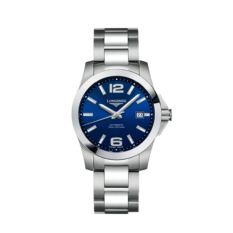 LONGINES/浪琴康卡斯系列防水机械男士手表 L3.676.4.99.6