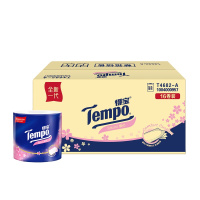 得宝(Tempo) 樱花味有芯卷纸4层160g*16卷卫生纸（整箱销售）