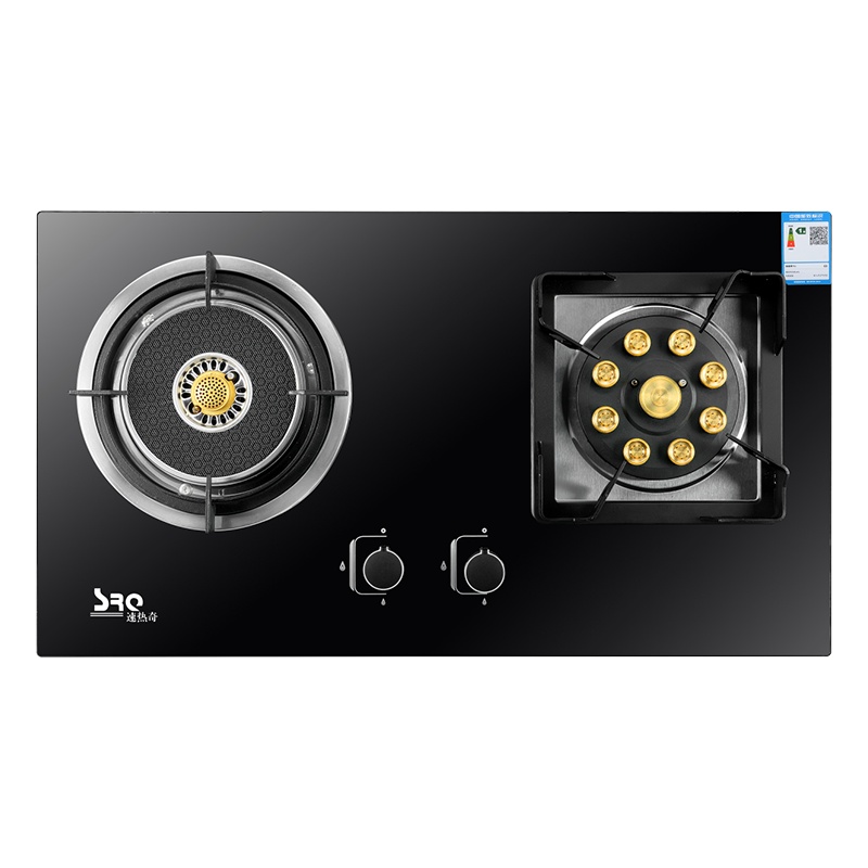 速热奇燃气灶气电两用灶嵌入式双眼灶炉灶台嵌两用钢化玻璃大火力双灶灶头炉盘炉具台式煤气炉液化气