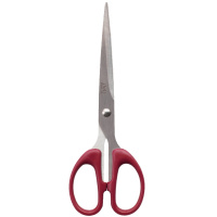 得力 6009 剪刀 不锈钢剪刀 办公家用剪刀 180mm 7寸剪刀 颜色随机