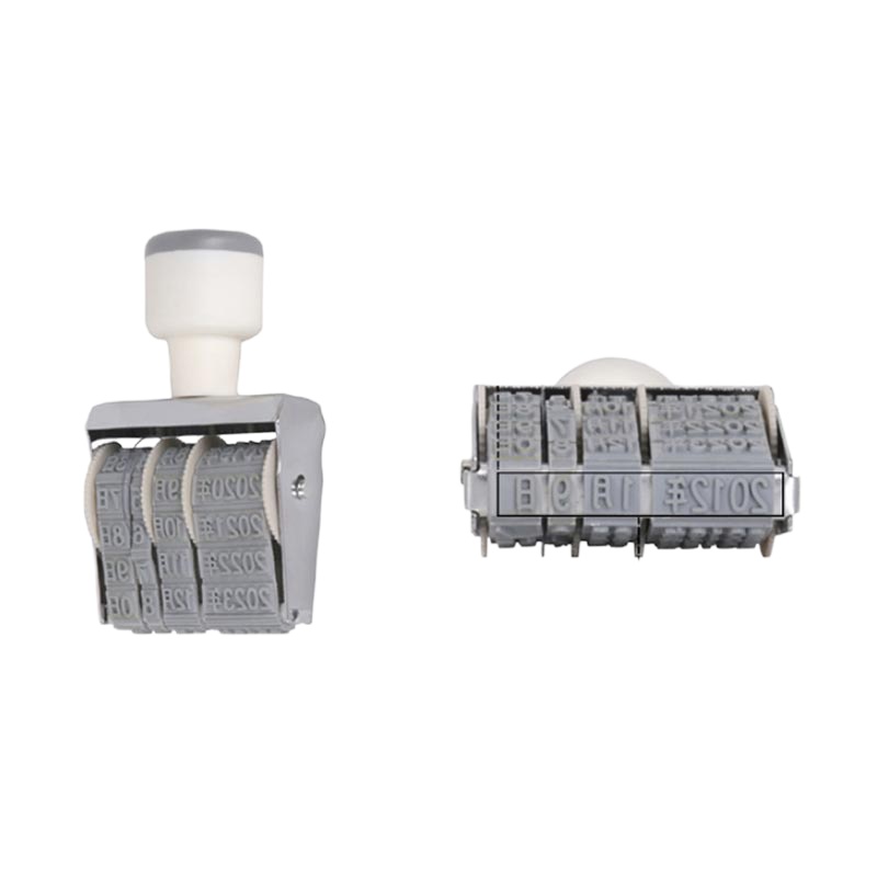 鲁运可调日期章 编号日期价格转轮印 生产批号打印机 生产日期打码机ZD7527