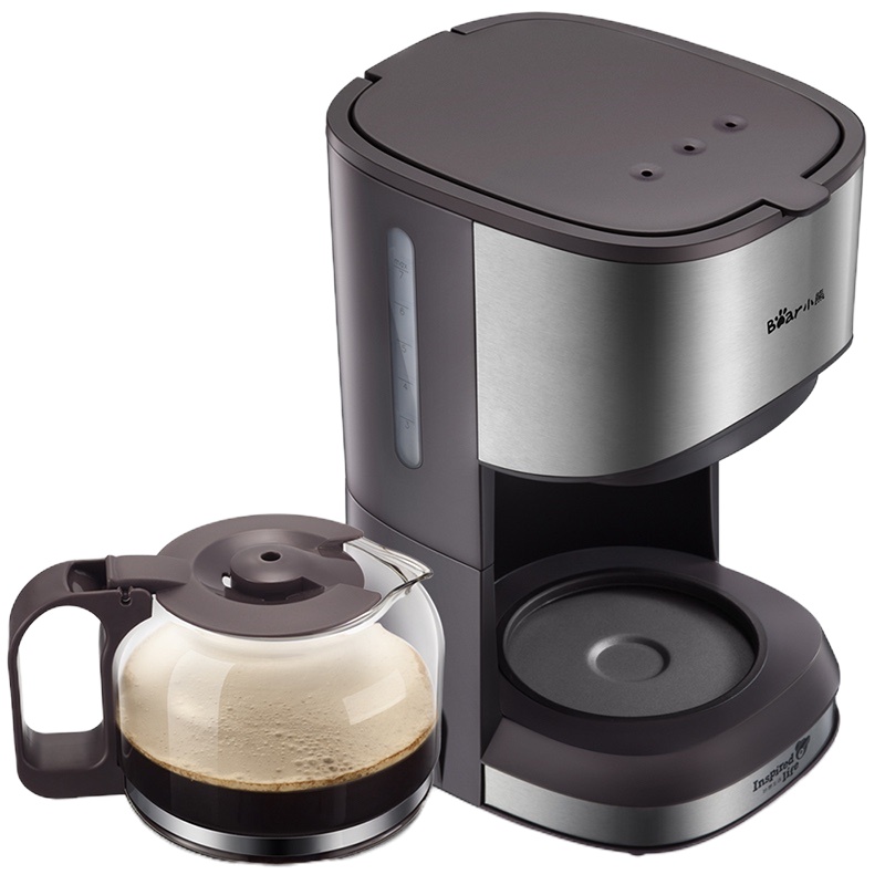 小熊(bear)咖啡机 美式家用 0.7L全自动滴漏式小型泡茶煮咖啡壶KFJ-A07V1